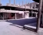 Syria فري برس البوكمال آثار الدمار والقصف على الجامع الكبير والسوق التجاري 22 7 2012 ج1 ALbokamal