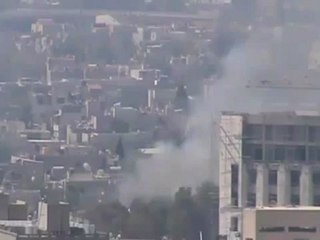 Syria فري برس  دمشق المزة قصف على أحياء خلف الرازي22 7 2012 Damascus