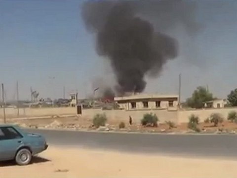 Syria فري برس دمشق قصف جيش الاسد مدرسة الشرطة أثناء محاولتنا اقتحامها 21 7 2012 ج1 Damascus