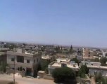 Syria فري برس  درعا طفس اشتباكات عنيفة وانفجارات 21 7 2012 Daraa
