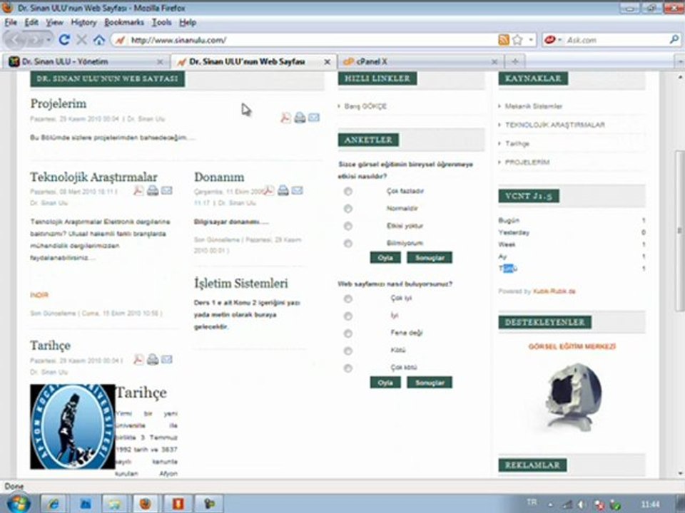 Joomla Dersleri Eklentiler: Kur-Kaldır