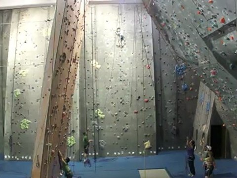 L'activité escalade proposée par sports vacances le 20/07/2012