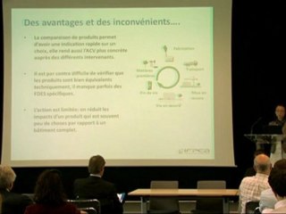 Conférence "Prescription & Analyse du Cycle de Vie" IFPEB -21/06/12- Allocution Ingrid JOUVE