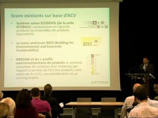 Conférence "Prescription & Analyse du Cycle de Vie" IFPEB -21/06/12- Allocution Agustin LUCARDI