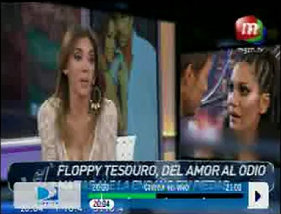 Florencia Tesouro con Chiche