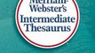 Children Book Review: Merriam-Webster's Intermediate Thesaurus by Merriam-Webster