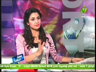 الجزء التانى الاعلاميه هبه ماهر فى صفحه الرياضه مع سعيد عبد السلام