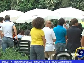Barletta | Regione Puglia, Principi Attivi e programmi futuri