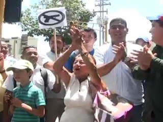 18.07.12  MANIFESTACIÓN POR LA  INSEGURIDAD FUERZA JOVEN MONAGAS