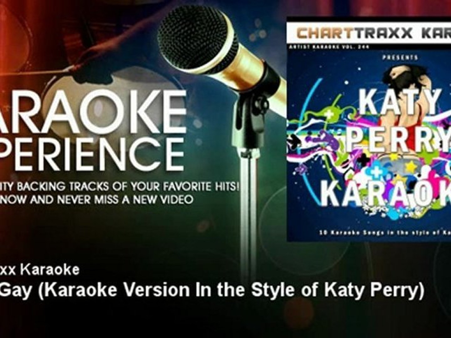 Charttraxx Karaoke - Ur So Gay - Karaoke Version In the Style of Katy Perry - KaraokeExperience