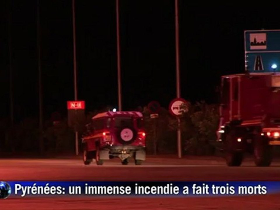 Espagne: le gigantesque incendie toujours actif