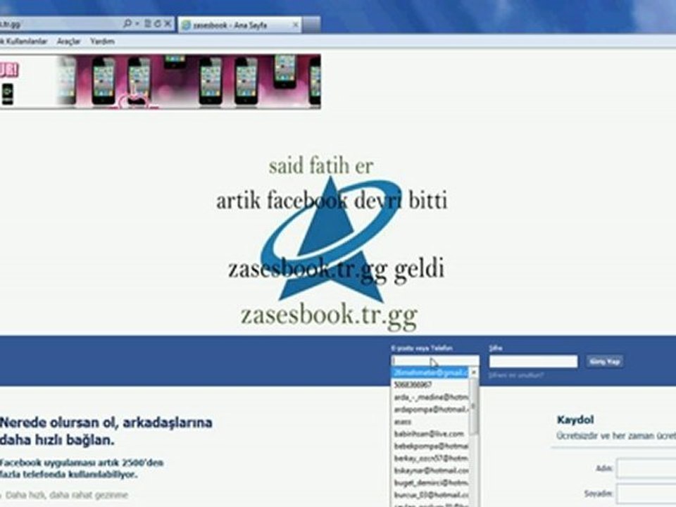 zasesbook açıldı