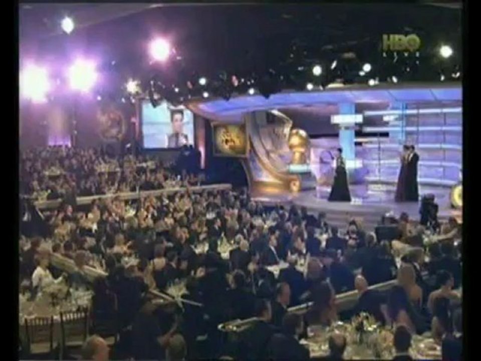 Johnny Presenting A Golden Globe Award 2009