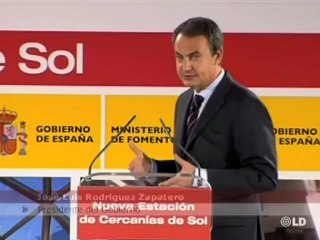 Zapatero: "La estación de Sol es la joya de la corona de las Cercanías en España"