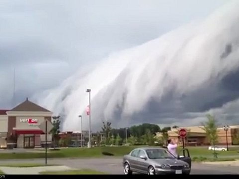 Imagens incríveis das nuvens antes de uma tempestade