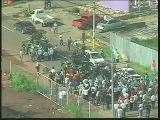 El ejército toma las calles de la capital de Honduras