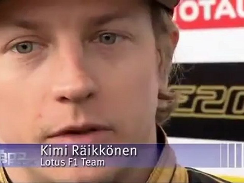 Kimi Räikkönen at Inside GP Germany 2012
