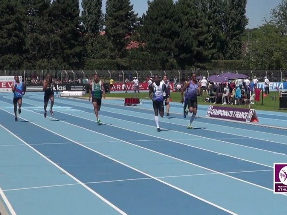 Finale 200m Juniors Masculins Lens 2012
