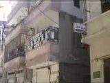 Syria فري برس حمص حي جورة الشياح المحاصر آثار القصف بقذائف الهاون و المدفعية على الحي 23 7 2012 Homs