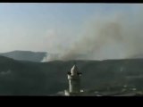 Syria فري برس اللاذقية تعمد النظام قصف الجبال لاحراقها 22 7 2012 Latakia