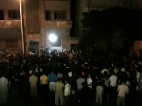 Syria فري برس حماه المحتلة حي البياض مسائية حاشدة 22 7 2012 ج1 Hama