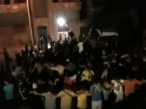Syria فري برس حماه المحتلة حي البياض مسائية حاشدة 22 7 2012 ج3 Hama