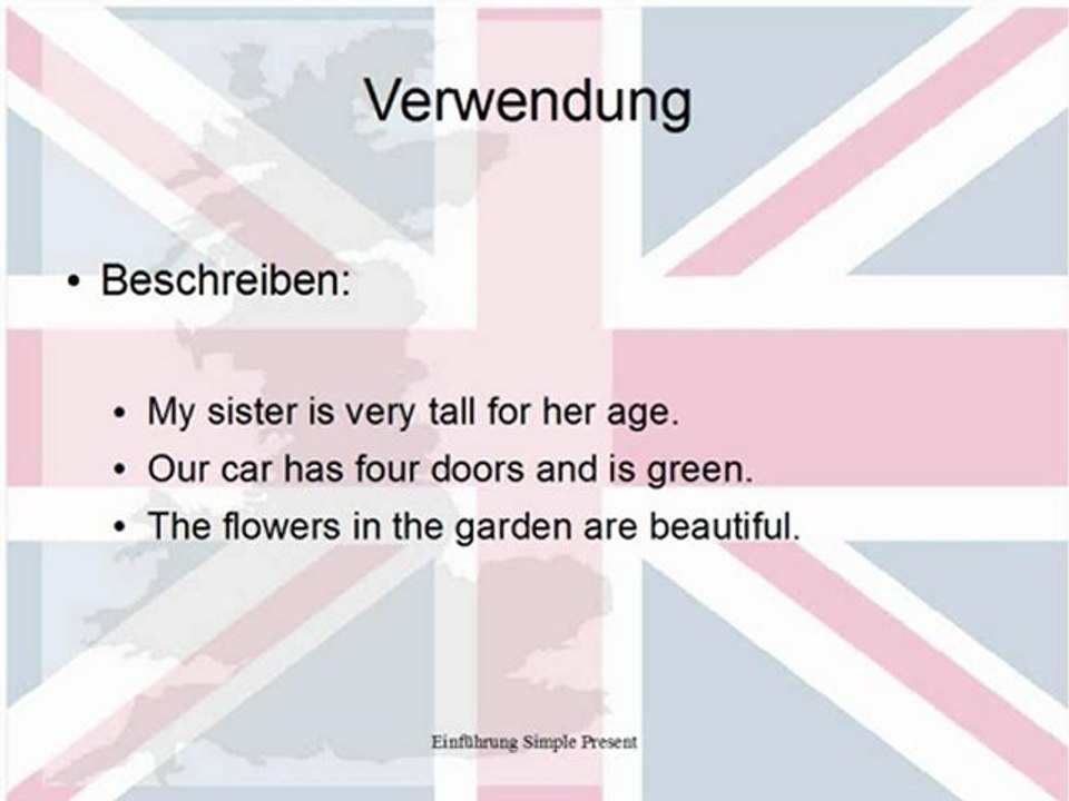 Simple Present Einführung