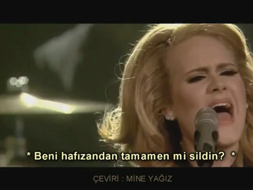 Adele - Dont You Remember - Royal Albert Hall [HD] Konuşma & Şarkı - Türkçe Altyazılı