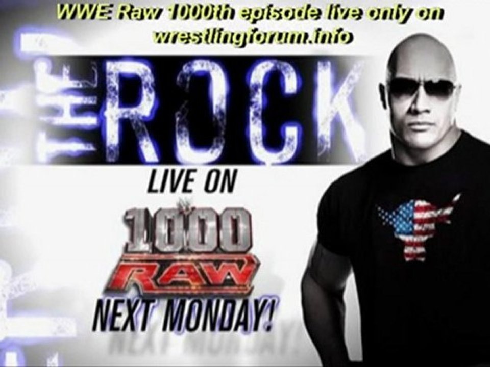 wrestlingforum.info - WWE Raw 1000th Episode Promo