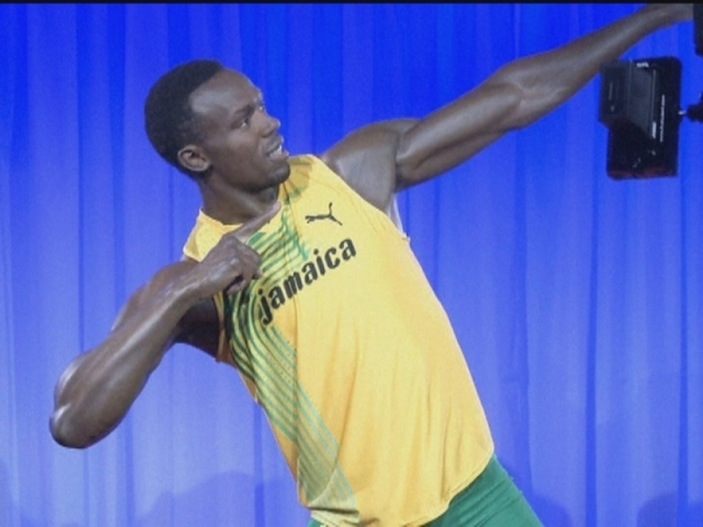 ⁣Usain Bolt waxwork unveiled in Madame Tussaud's