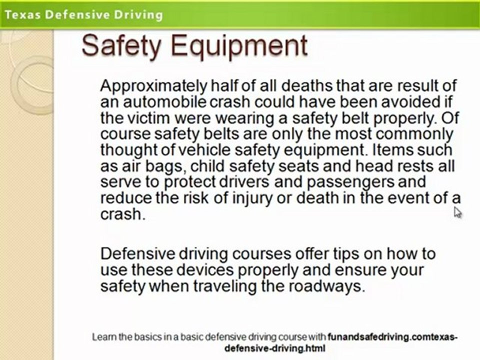 What’s Included in a Primary Defensive Driving Course