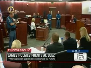 Sospechoso de tiroteo en cine de EEUU comparece ante tribunal