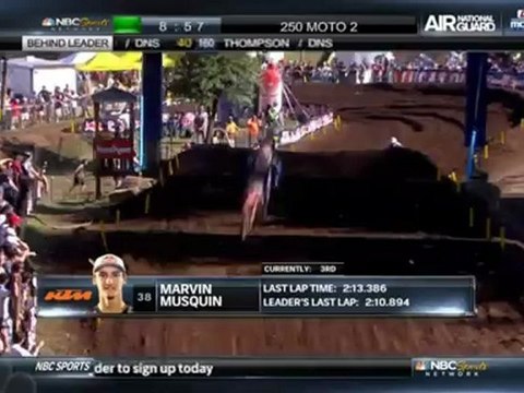 2012 AMA 250 Motocross Rd 8 Washougal Moto 2 HD 720p