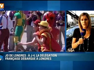 Les tennismen et gymnastes français sont arrivés à Saint-Pancras