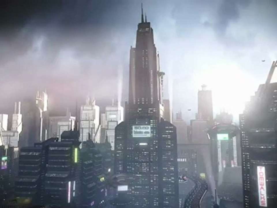 sci fy city concept