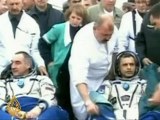 Soyuz capsule lands back on Earth
