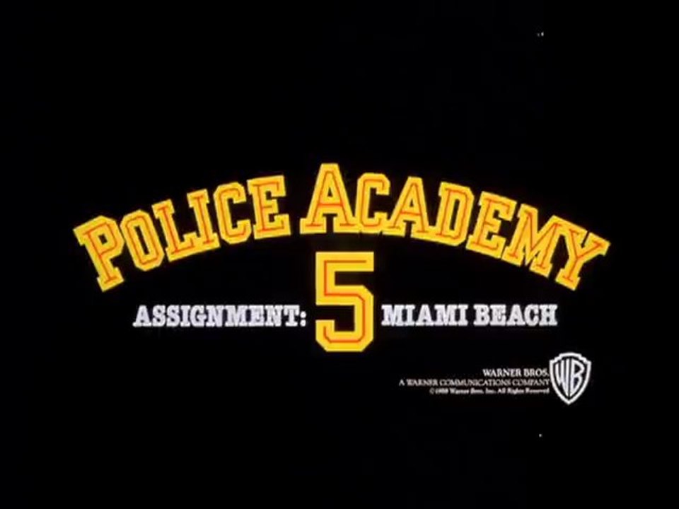 1988 - Police Academy 5, débarquement à Miami Beach - Alan Myerson