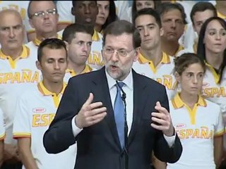 Presidente del Gobierno español despide a la delegación olímpica