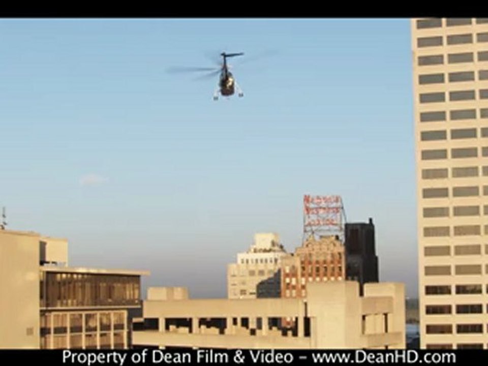 Helicopter Shoot - Downtown Memphis