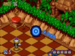 Let's Play Sonic 3D Blast #1 Green Grove