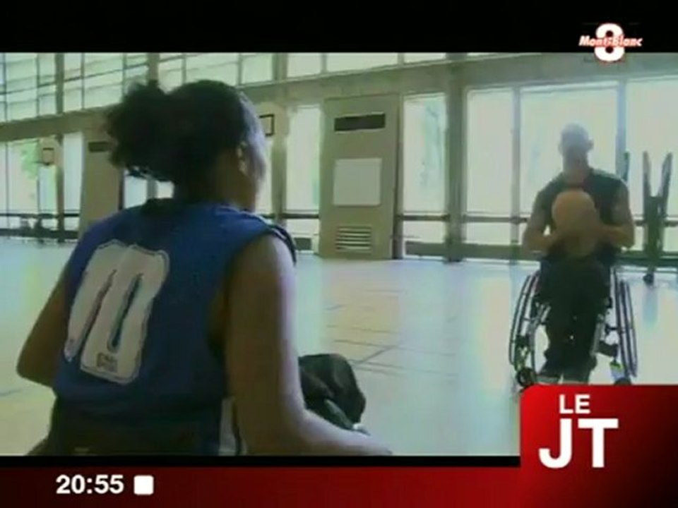 JO : La pratique du handibasket (Thonon-les-Bains)