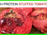 Lamb Stuffed Tomatoes Niki's High Protein Recipe ConikiTV