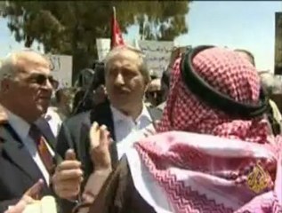 إعتصام أهالي المعتقلين الأردنيين في إسرائيل