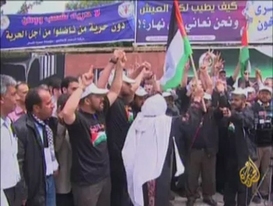 تصاعد حركة التضامن مع الأسرى الفلسطينيين