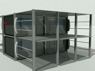 Parking + Maison : Un concept futuriste ingénieux