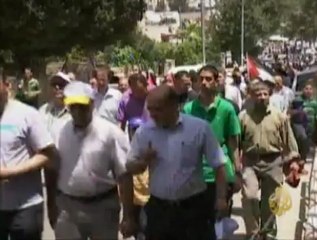 تضامن كفر كنا مع المضربين الفلسطينيين