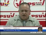 Diosdado Cabello: Oposición insiste en descalificar al árbitro electoral