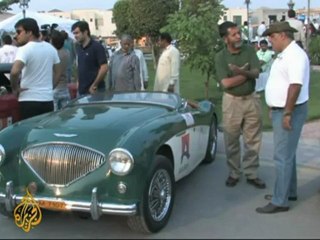 Classic car owners display the lighter side of Pakistan