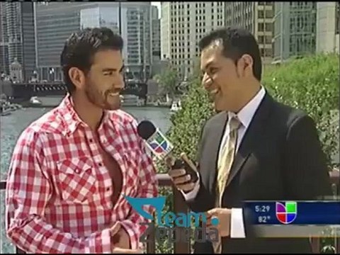 David Zepeda @davidzepeda1 llegó a Chicago y habla de su personaje en LFDD