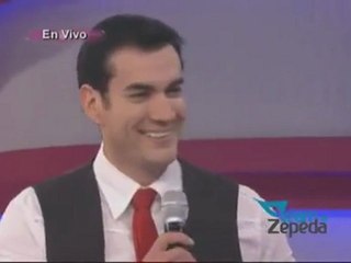 David Zepeda @davidzepeda1 y Angelique Boyer en el programa Laura